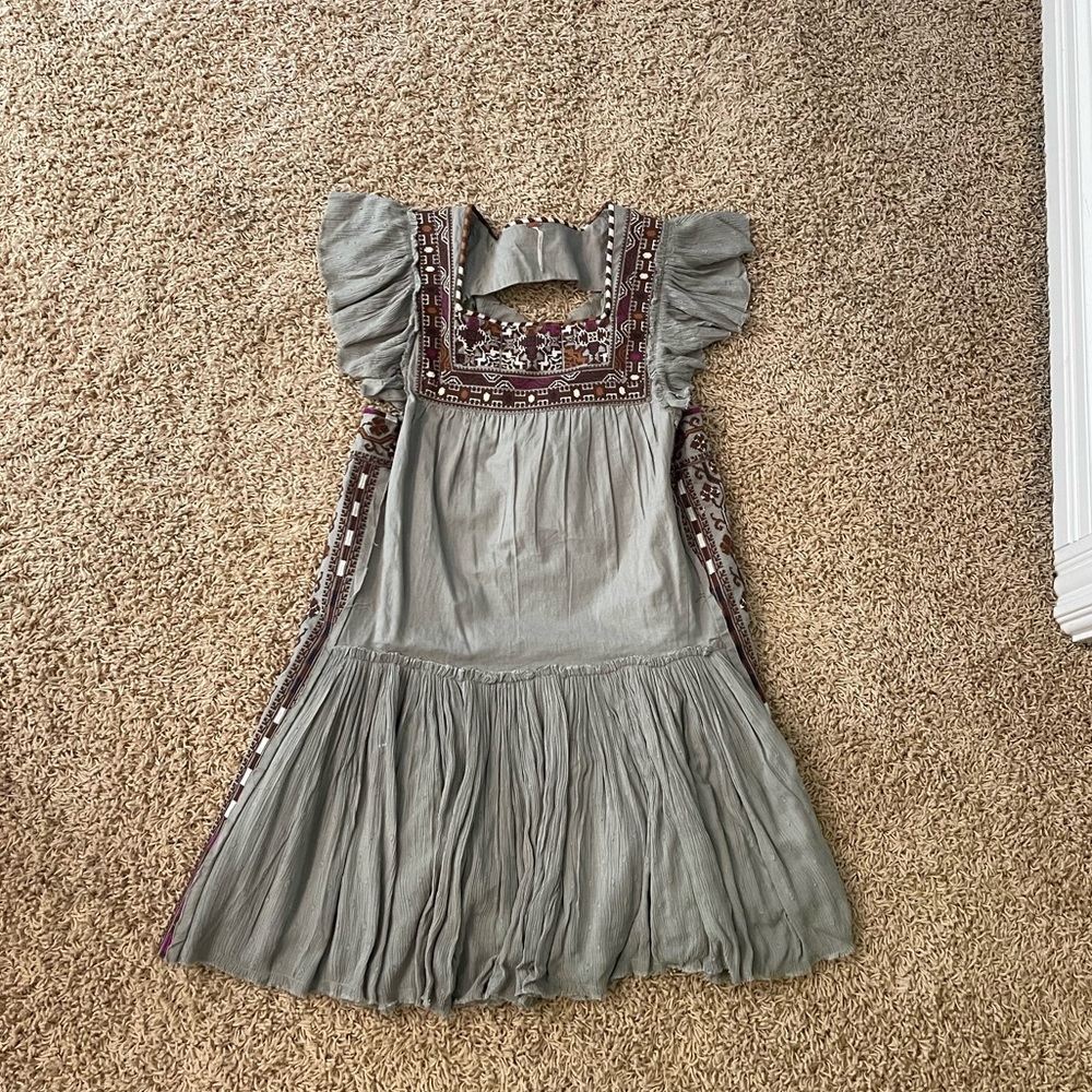Army green free people dress!!! Size XS
